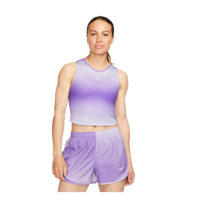 W NK DF SWSH PRNT CROP TANK MUJER DX1033-567